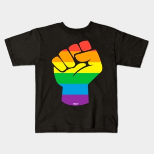 LGBTQ+ Pride Fist Kids T-Shirt